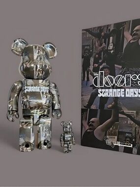 Bearbrick x The Doors Strange Days 100% and 400% Set